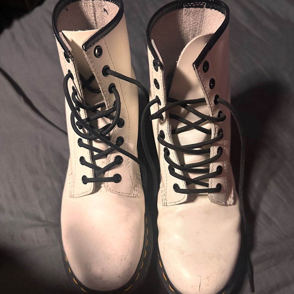 Size 9 White Doc Martens